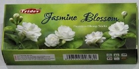 Люксовое благовоние Цветок жасмина «Jasmine Blossom Premium Dhoop Sticks» (Tridev)